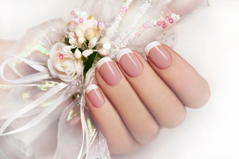 Pink and Whites Nails