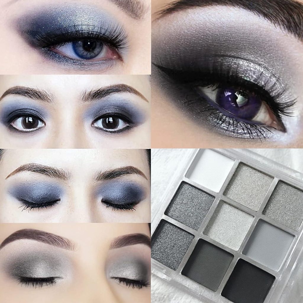 gray eye shadow