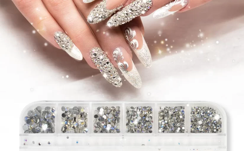 glitter rhinestones for nails