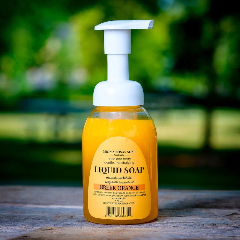 orange hand soap